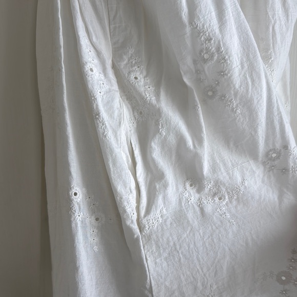 ZARA Women’s Embroidered Short Dress Size Medium - Picture 6 of 7